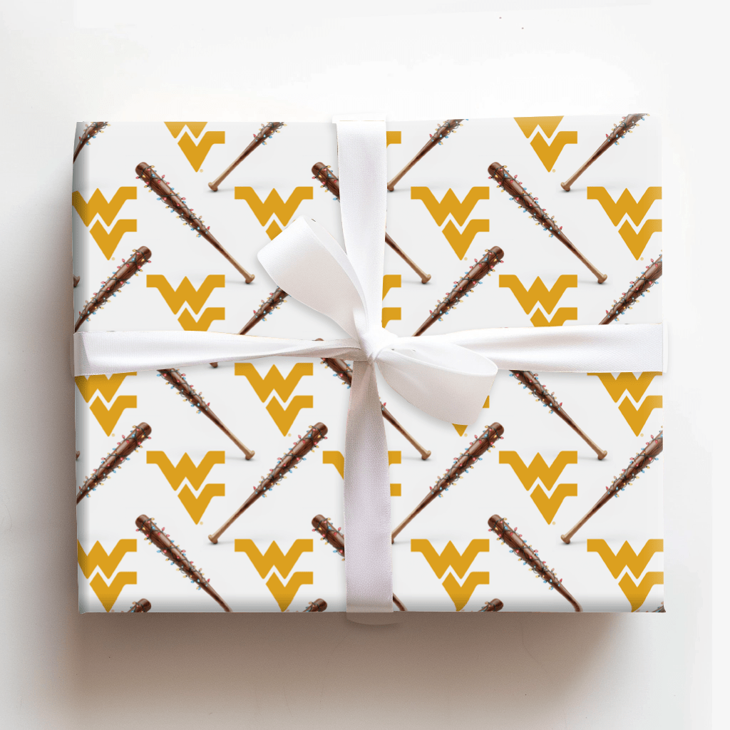 Mountaineer Holiday Sluggers - Wrapping Paper - Aspen & Arlo