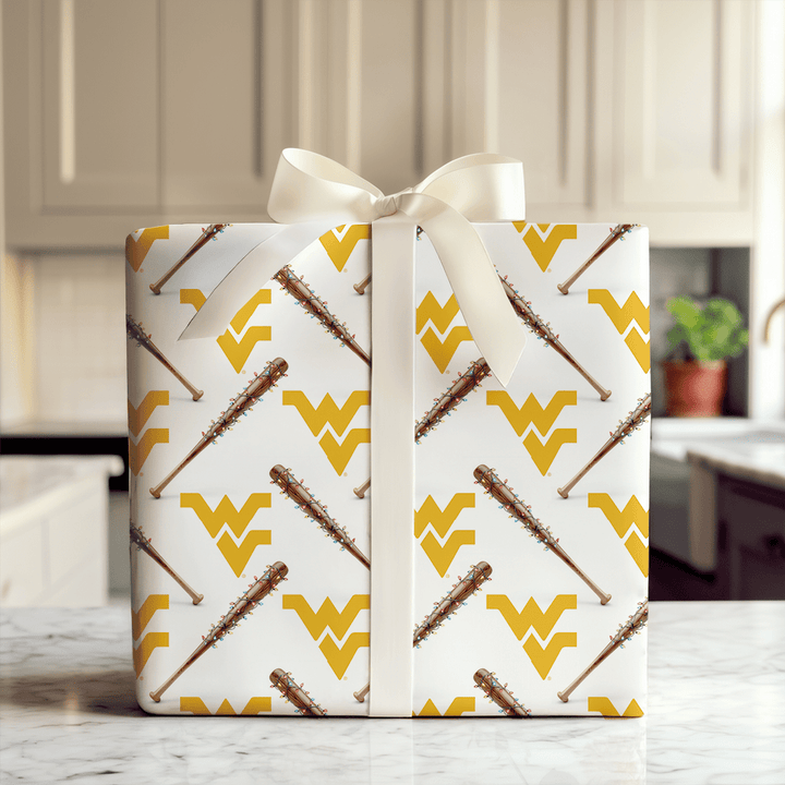 Mountaineer Holiday Sluggers - Wrapping Paper - Aspen & Arlo