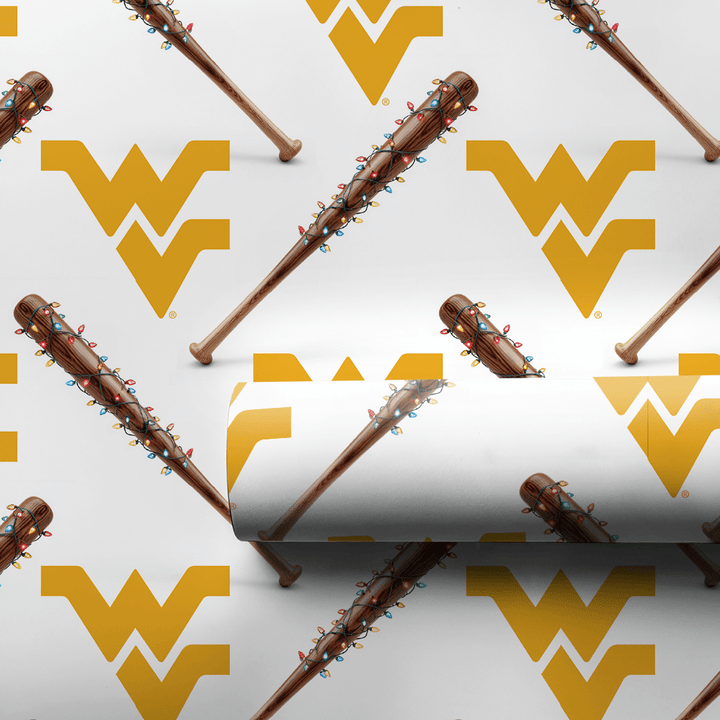 Mountaineer Holiday Sluggers - Wrapping Paper - Aspen & Arlo