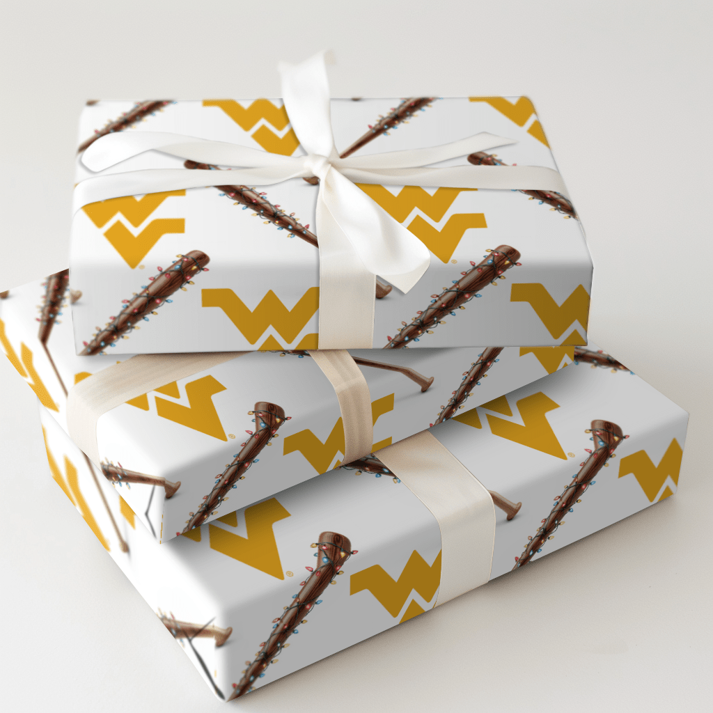 Mountaineer Holiday Sluggers - Wrapping Paper - Aspen & Arlo