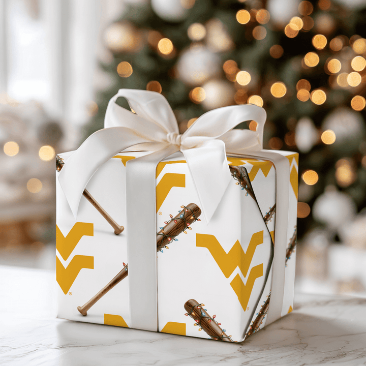 Mountaineer Holiday Sluggers - Wrapping Paper - Aspen & Arlo