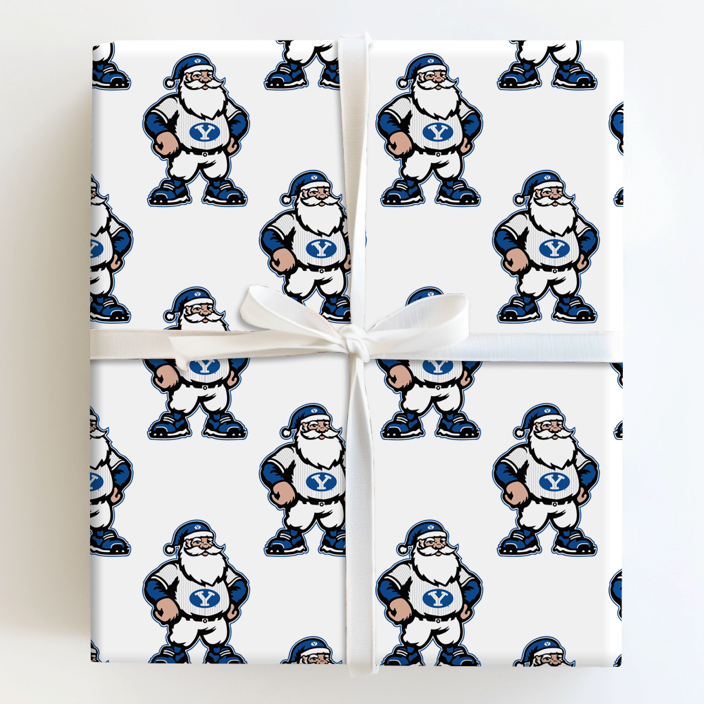 BYU Holiday Homerun - Wrapping Paper - Aspen & Arlo