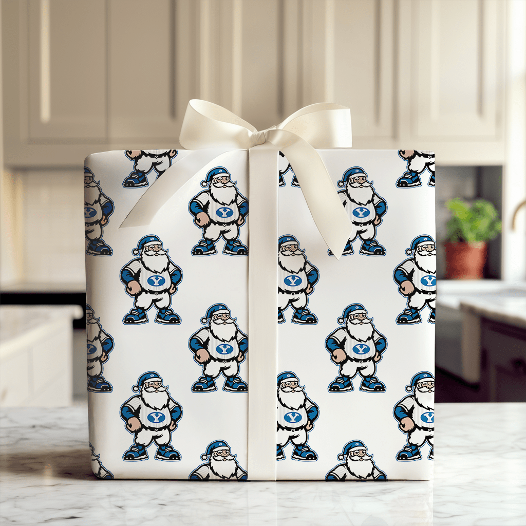 BYU Holiday Homerun - Wrapping Paper - Aspen & Arlo
