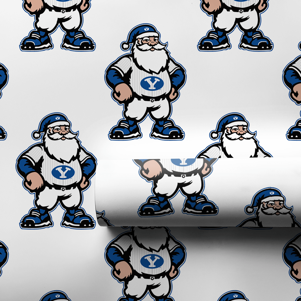 BYU Holiday Homerun - Wrapping Paper - Aspen & Arlo