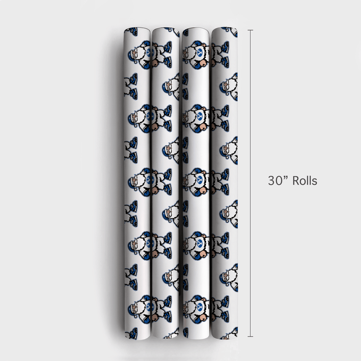 BYU Holiday Homerun - Wrapping Paper - Aspen & Arlo