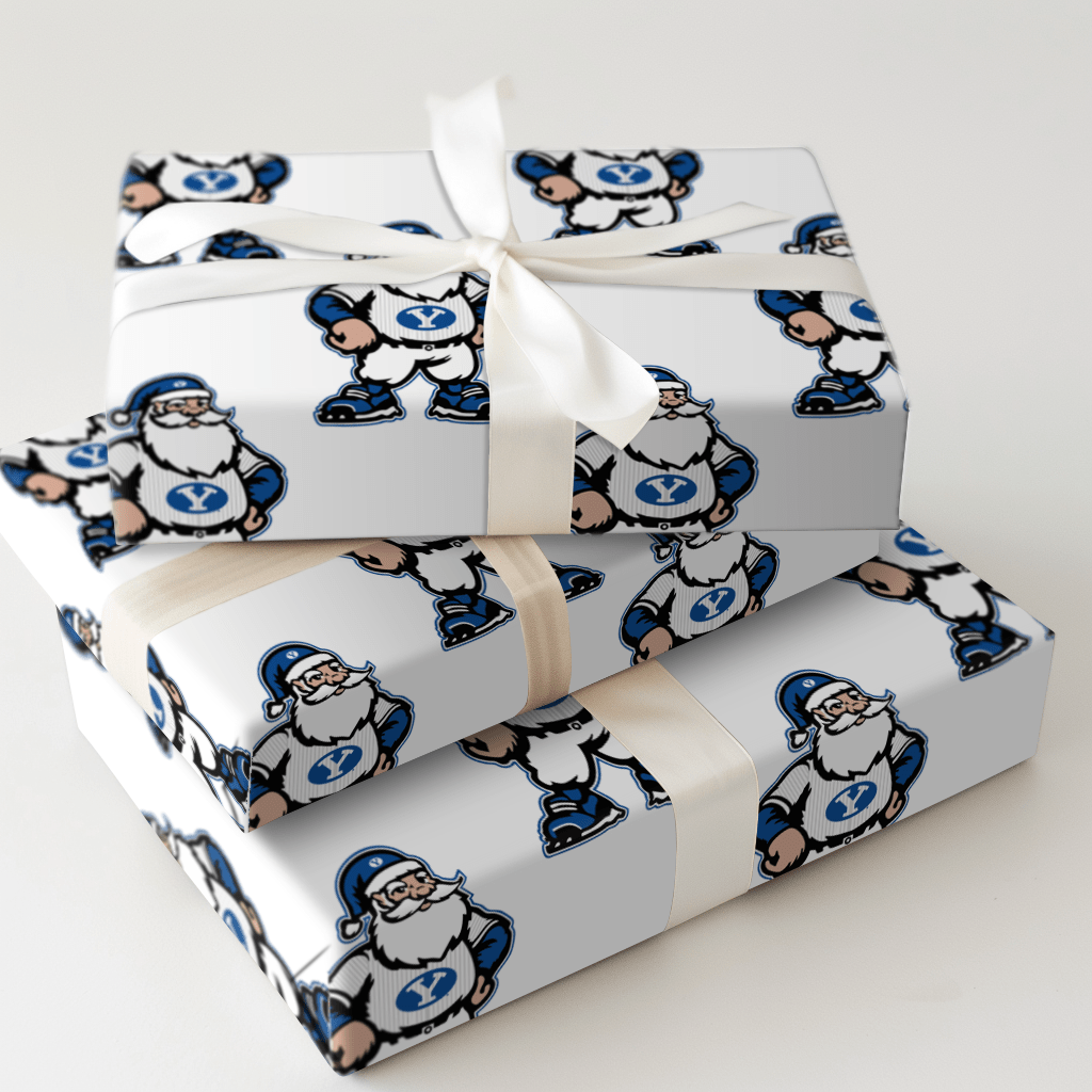 BYU Holiday Homerun - Wrapping Paper - Aspen & Arlo