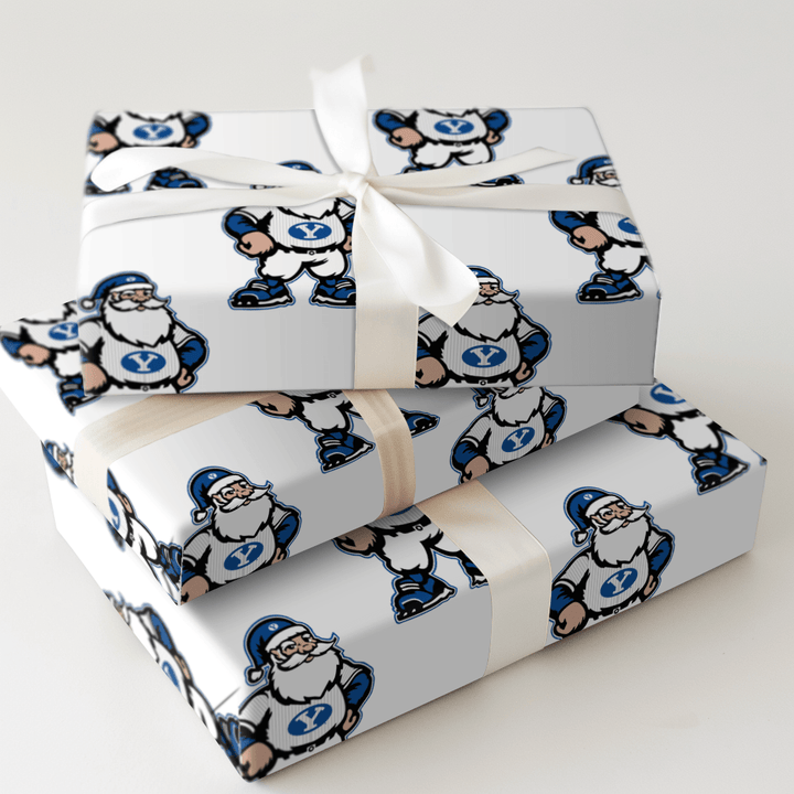 BYU Holiday Homerun - Wrapping Paper - Aspen & Arlo