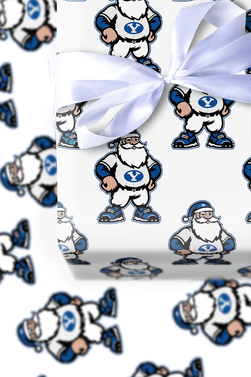 BYU Holiday Homerun - Wrapping Paper - Aspen & Arlo