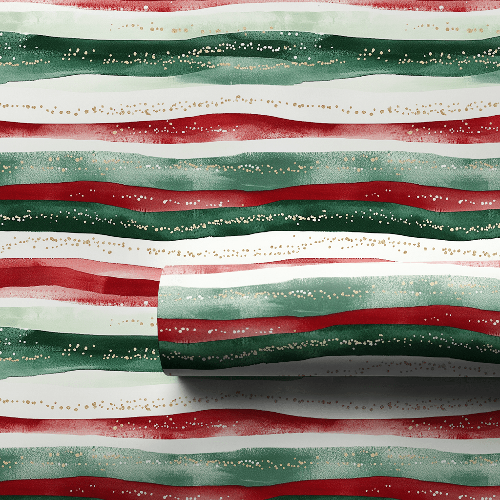 Mistletoe Wave - Wrapping Paper - Aspen & Arlo