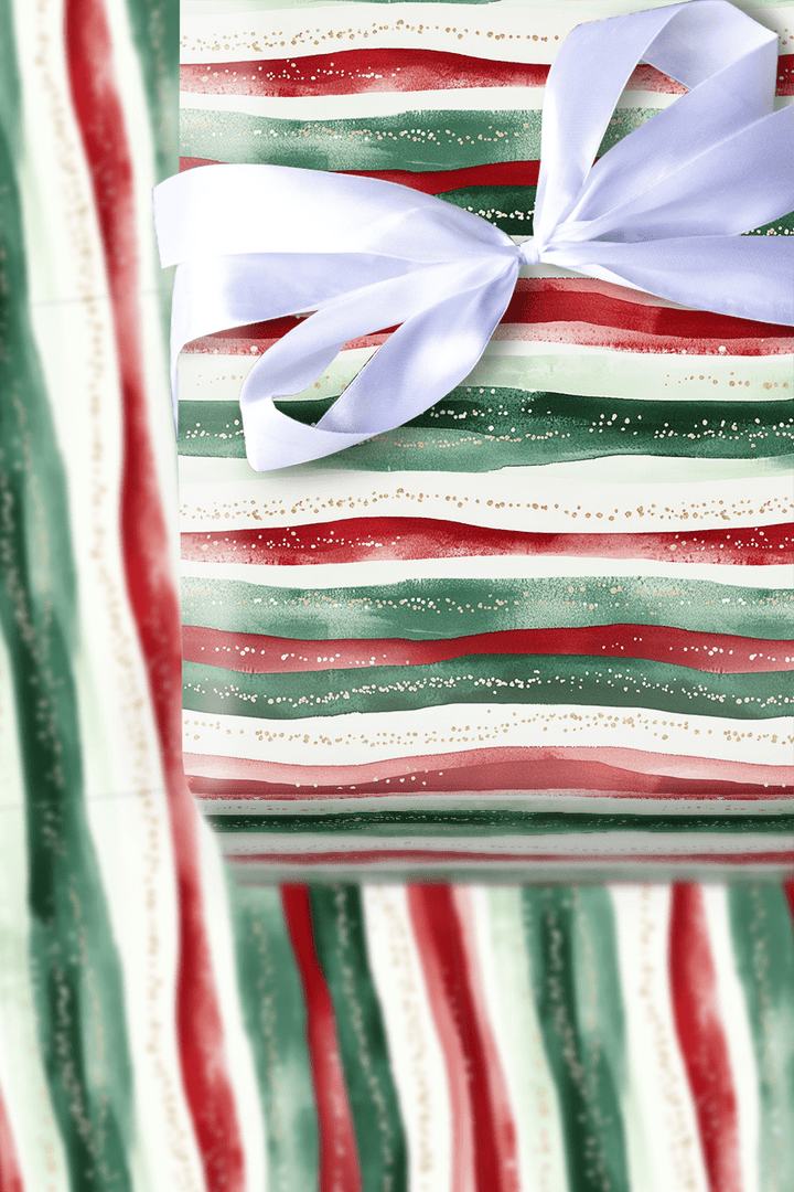 Mistletoe Wave - Wrapping Paper - Aspen & Arlo