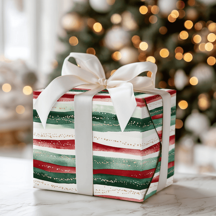 Mistletoe Wave - Wrapping Paper - Aspen & Arlo
