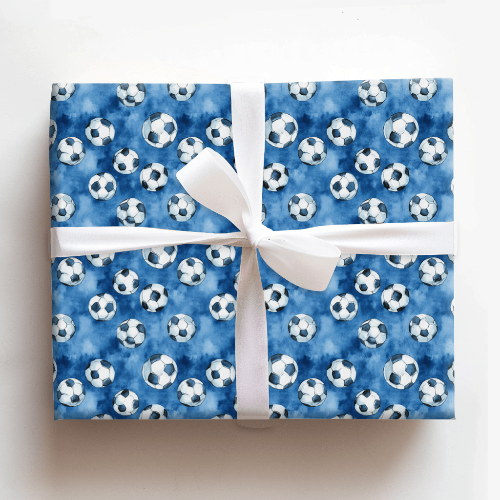 Go Blue - Wrapping Paper - Aspen & Arlo