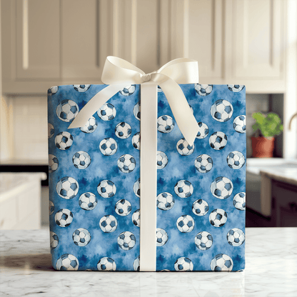 Go Blue - Wrapping Paper - Aspen & Arlo