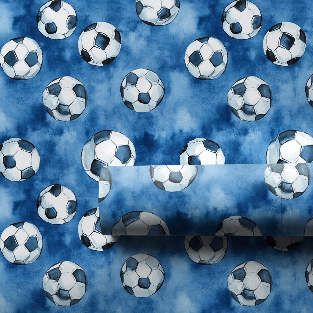 Go Blue - Wrapping Paper - Aspen & Arlo