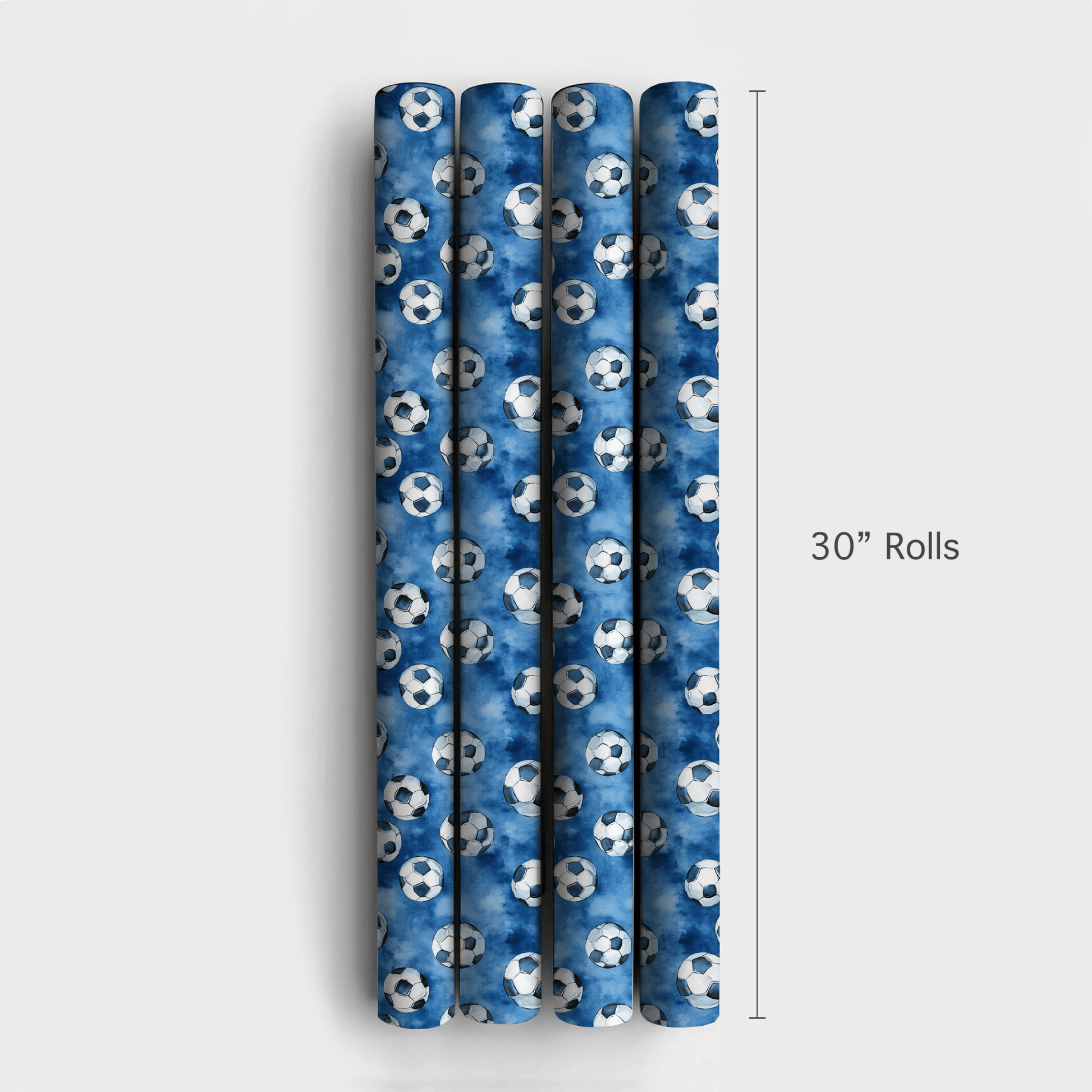 Go Blue - Wrapping Paper - Aspen & Arlo