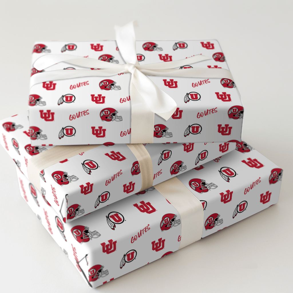 Utah Football Legacy - Wrapping Paper - Aspen & Arlo