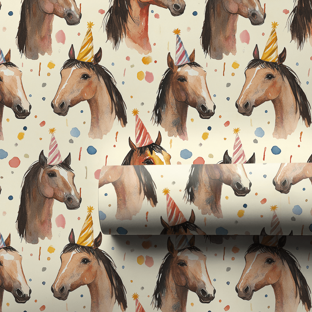 Horsing Around - Wrapping Paper - Aspen & Arlo