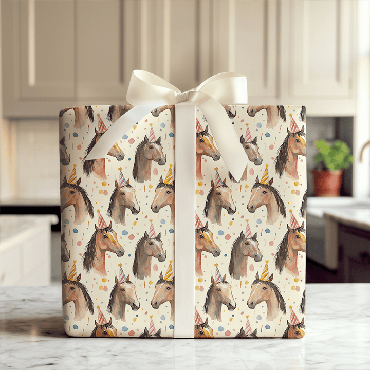 Horsing Around - Wrapping Paper - Aspen & Arlo