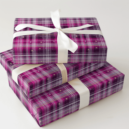 Purple Birthday - Wrapping Paper - Aspen & Arlo