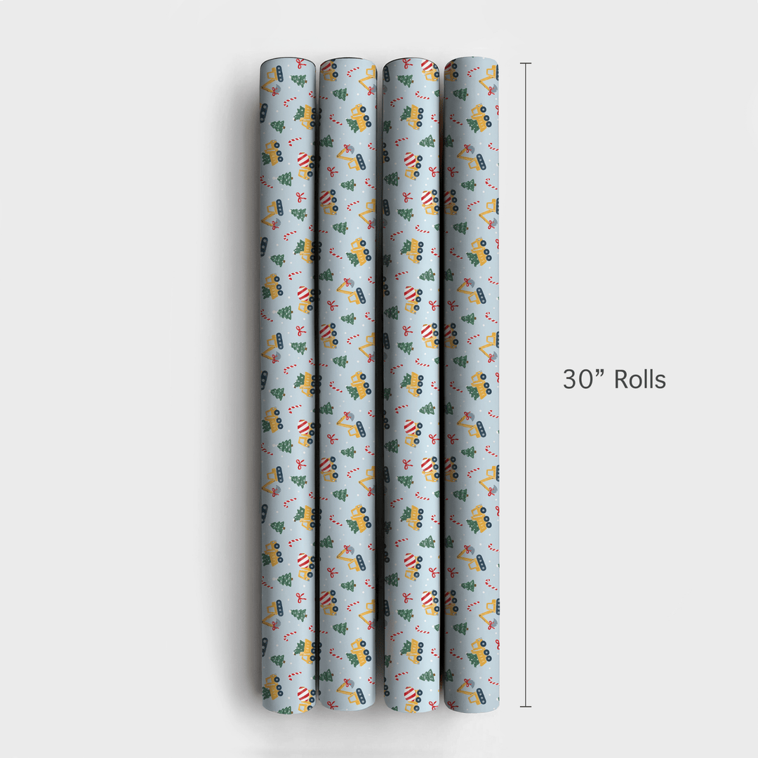 Tree Haul Trucks - Wrapping Paper - Aspen & Arlo