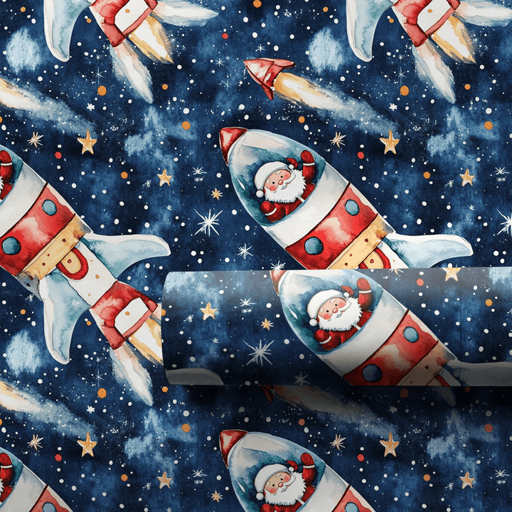 Inter - Santa - Wrapping Paper - Aspen & Arlo
