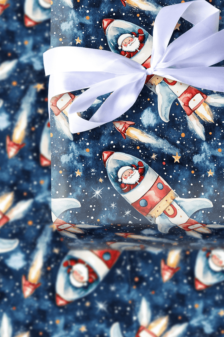 Inter - Santa - Wrapping Paper - Aspen & Arlo