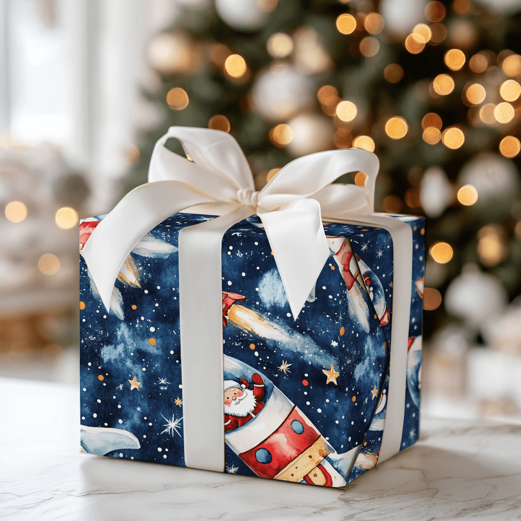 Inter - Santa - Wrapping Paper - Aspen & Arlo