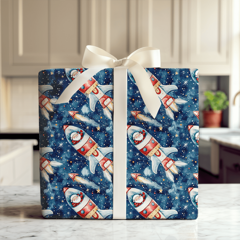 Inter - Santa - Wrapping Paper - Aspen & Arlo