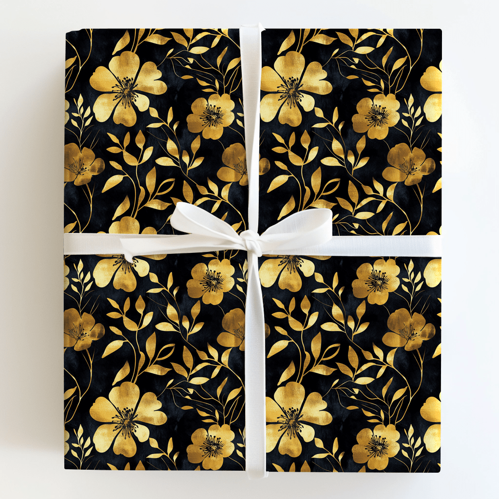 Golden Dearest - Wrapping Paper - Aspen & Arlo