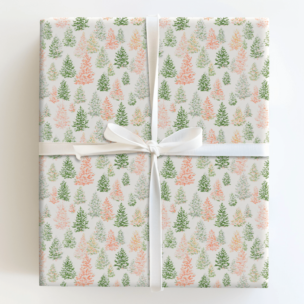 Twinkling Trees - Wrapping Paper - Aspen & Arlo