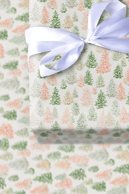 Twinkling Trees - Wrapping Paper - Aspen & Arlo