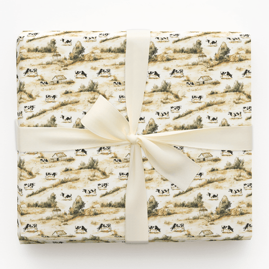 Field of Moo - Wrapping Paper - Aspen & Arlo