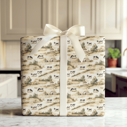 Field of Moo - Wrapping Paper - Aspen & Arlo