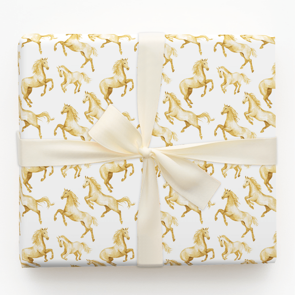 Race to the Gold - Wrapping Paper - Aspen & Arlo