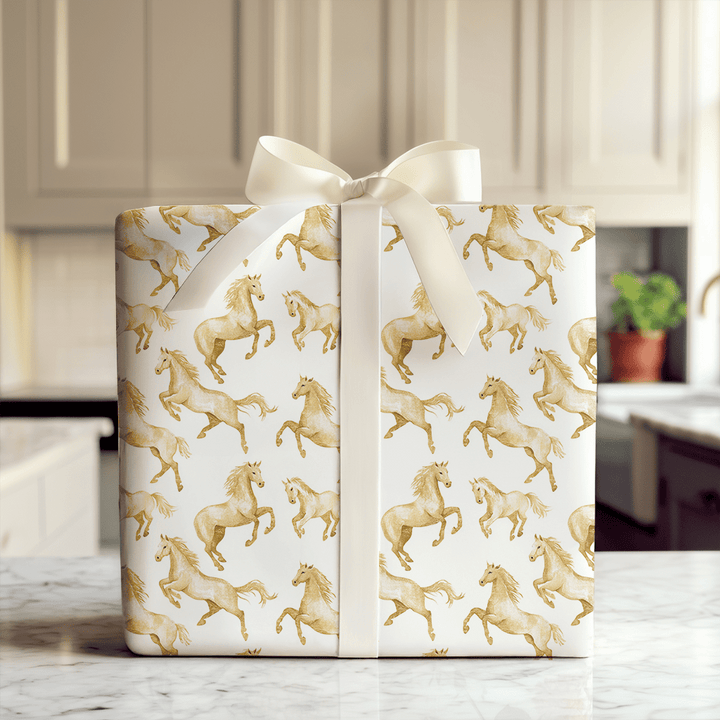 Race to the Gold - Wrapping Paper - Aspen & Arlo