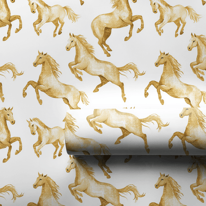 Race to the Gold - Wrapping Paper - Aspen & Arlo