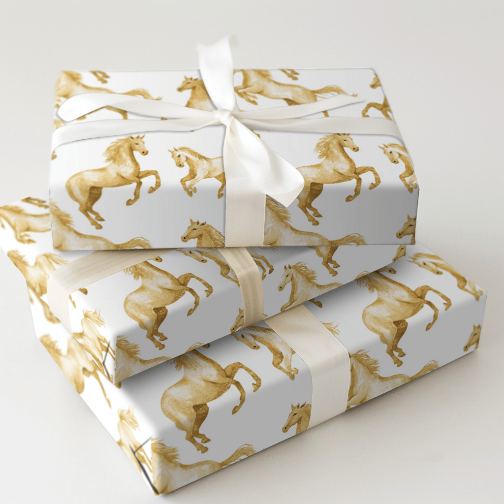 Race to the Gold - Wrapping Paper - Aspen & Arlo