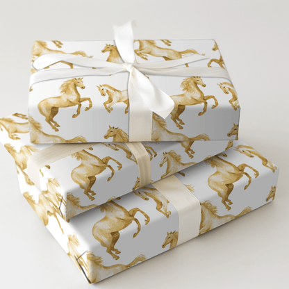 Race to the Gold - Wrapping Paper - Aspen & Arlo