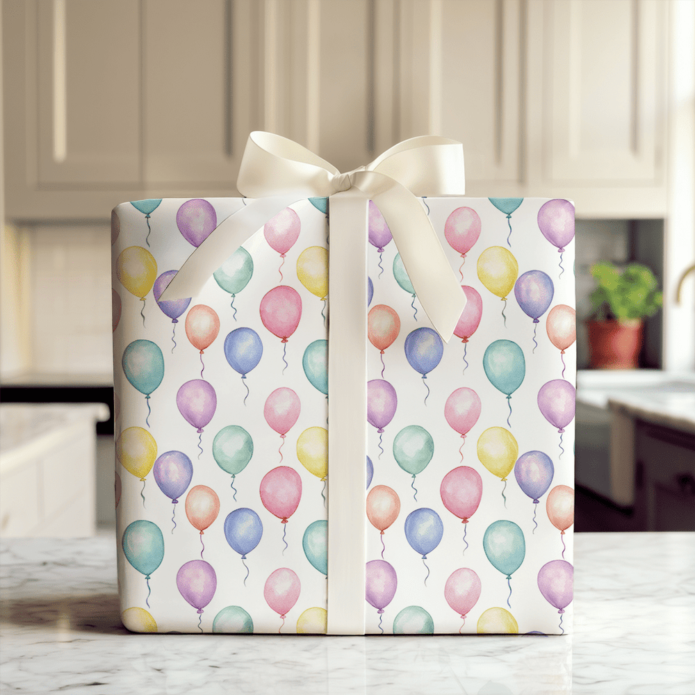 All Tied Up in Fun - Wrapping Paper - Aspen & Arlo