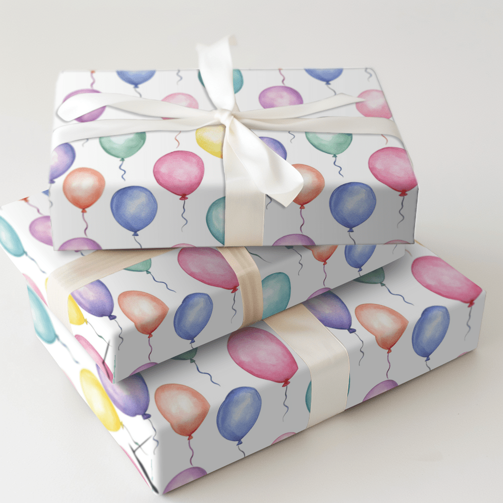 All Tied Up in Fun - Wrapping Paper - Aspen & Arlo