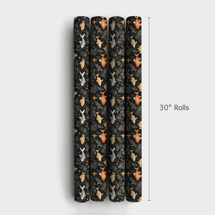 Fish Upon A Star - Wrapping Paper - Aspen & Arlo