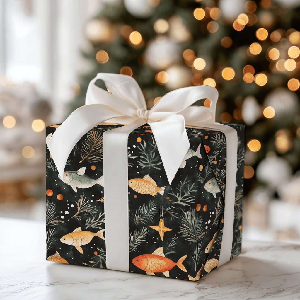 Fish Upon A Star - Wrapping Paper - Aspen & Arlo