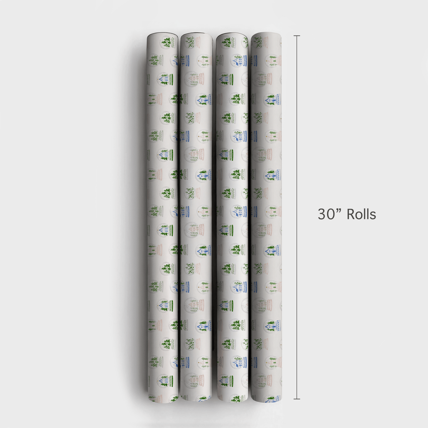 Snow Globe Street - Wrapping Paper - Aspen & Arlo