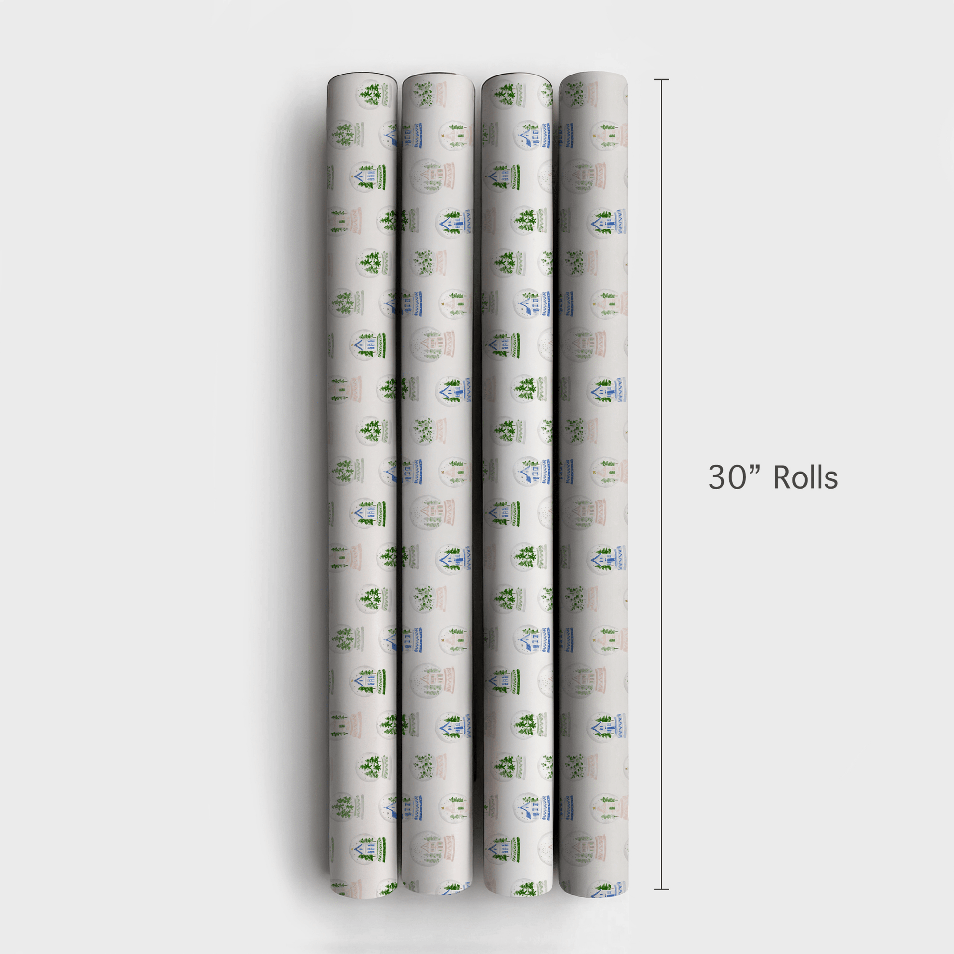 Snow Globe Street - Wrapping Paper - Aspen & Arlo