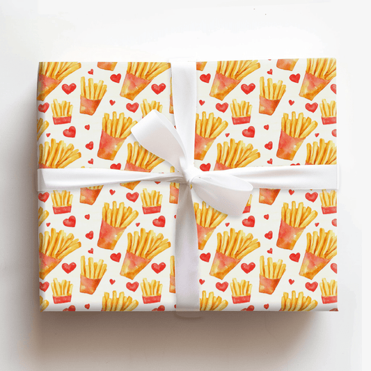 Fries Before Guys - Wrapping Paper - Aspen & Arlo