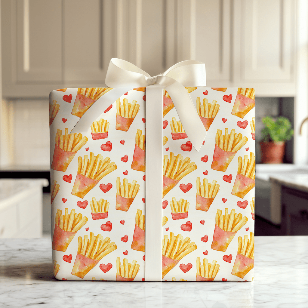 Fries Before Guys - Wrapping Paper - Aspen & Arlo