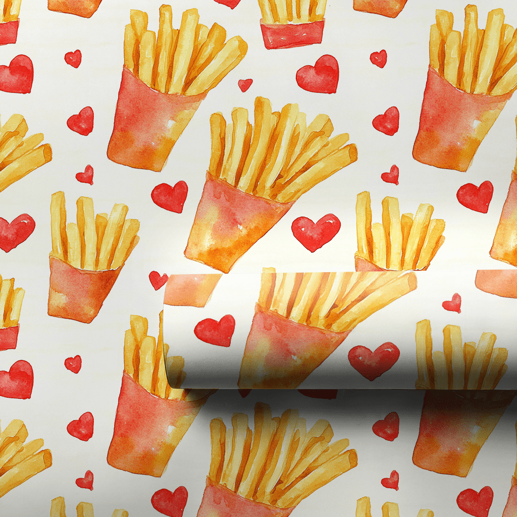 Fries Before Guys - Wrapping Paper - Aspen & Arlo