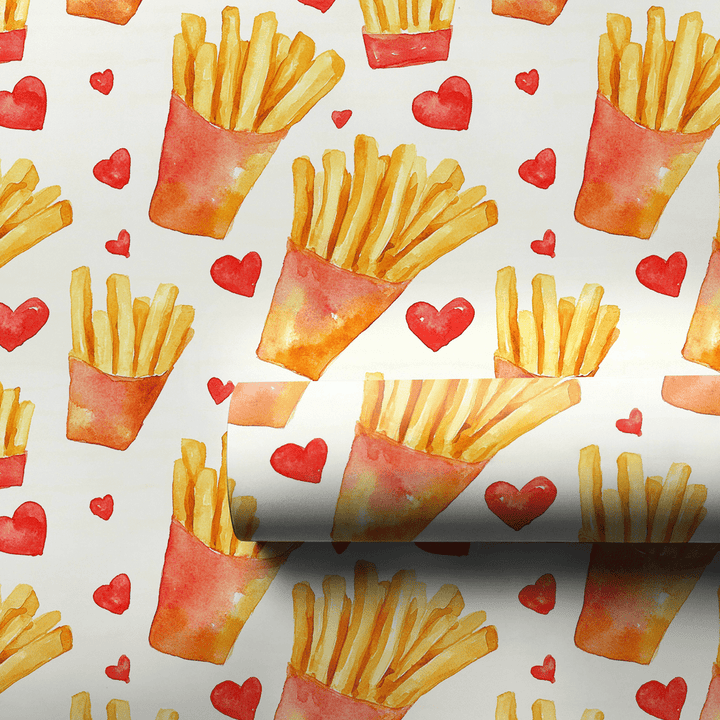 Fries Before Guys - Wrapping Paper - Aspen & Arlo