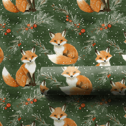 Fox in a Fur Coat - Wrapping Paper - Aspen & Arlo