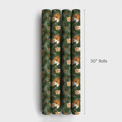 Fox in a Fur Coat - Wrapping Paper - Aspen & Arlo